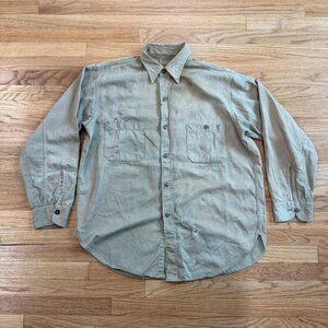 Vintage 1950's Hercules Thrashed Hand Repaired Workshirt
